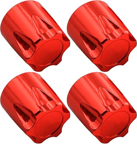 Miniatura 2 de 4 piezas Share Goo aluminio RC M4 rueda tuerca, RC coche a prueba de polvo llanta centro centro cubo para Traxxas TRX4 Axial SCX10 90046 D90 Tamiya