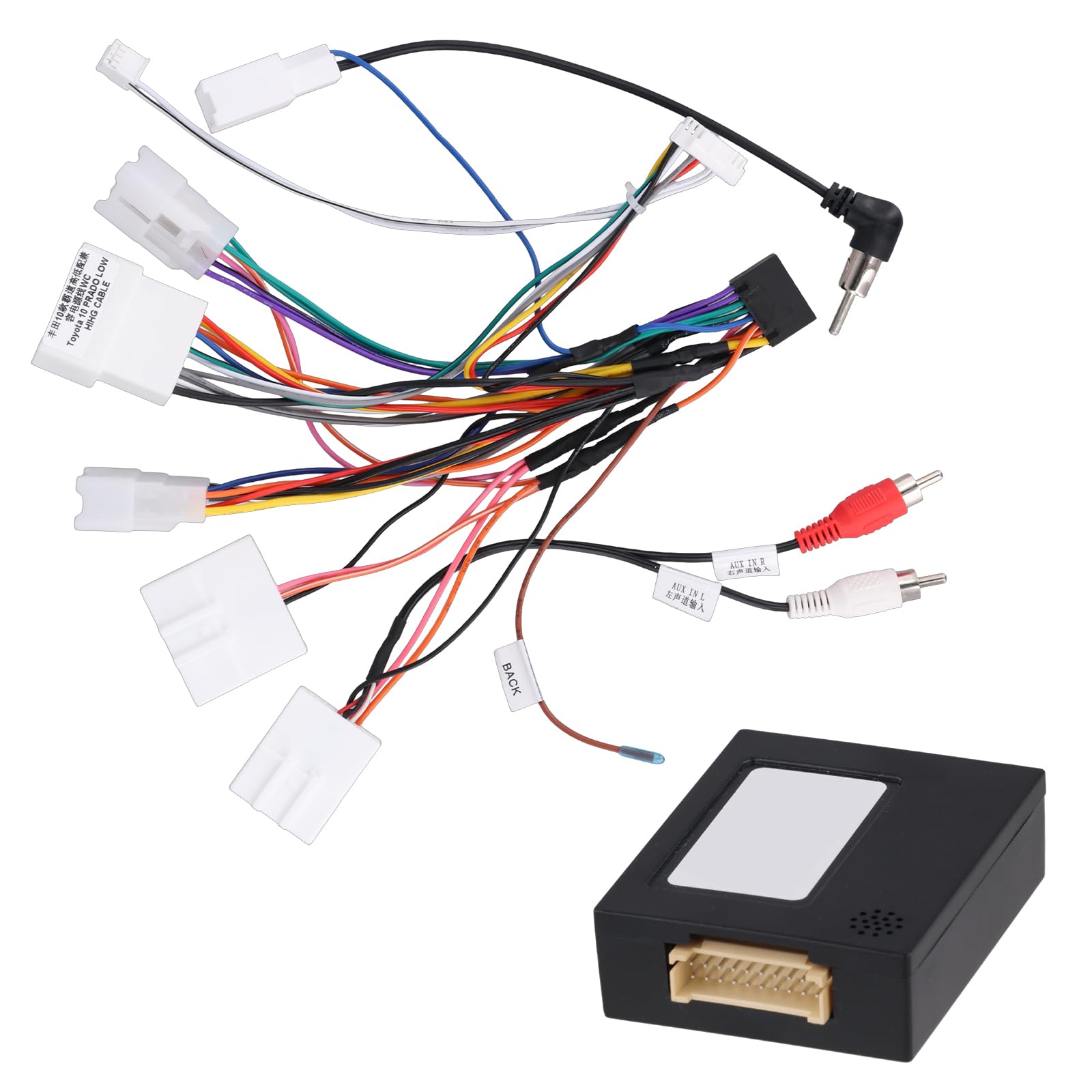 Photo 1 of for Toyota JBL Harness Adapter for Toyota Car Stereo Radio 16 Pin Wire with Canbus Compatible with Camry Corolla RAV4 Tundra Yaris Sienna Hilux