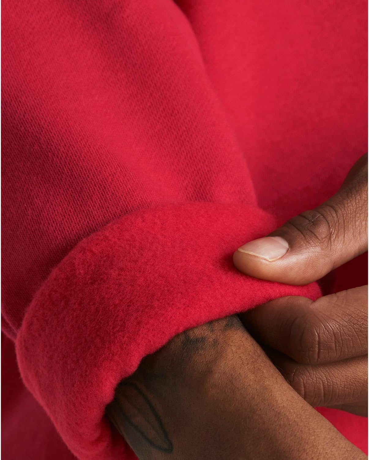 Under Armour Men's Rival Fleece Crew, (601) Red / / White, Medium