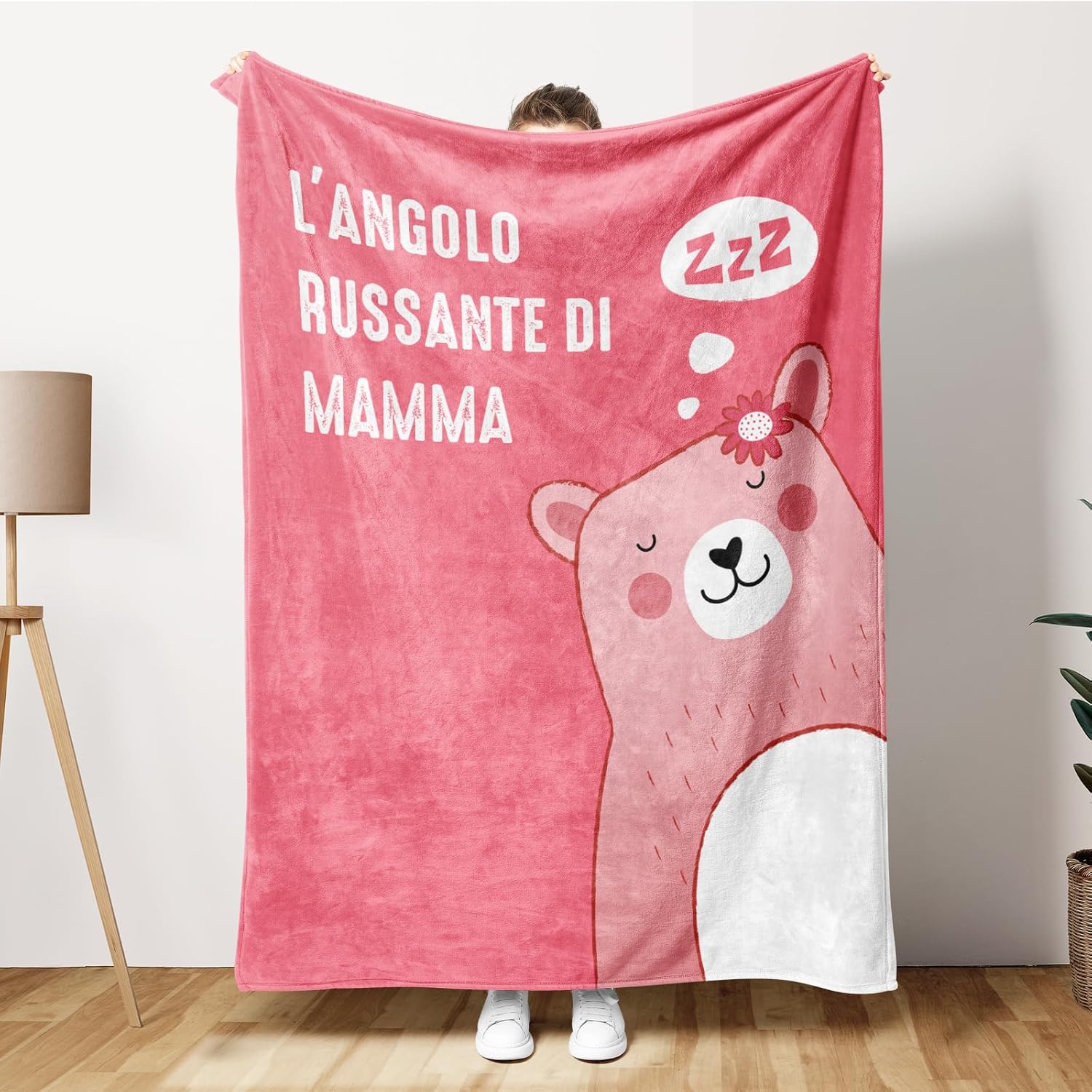 Coperta Per Mamma In Flanella - 130x150 Cm, Regalo Perfetto Per Festa Della Mamma - Foto 5