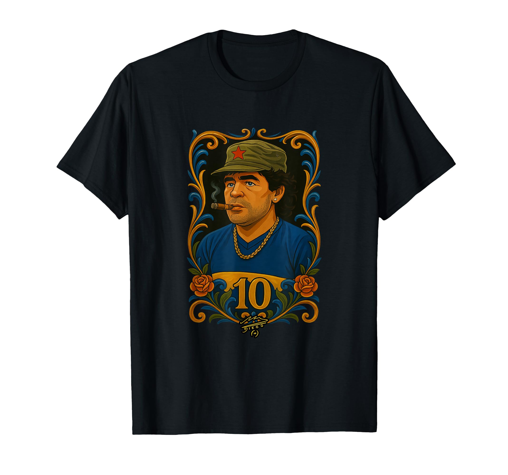 Amazon | マラドーナ・フィレテ・ポルテーニョ・ボカ Tシャツ