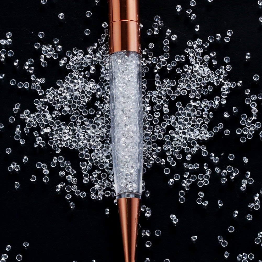 50 sztuk/partia kryształowy długopis artykuły pa biuro szkoła zaopatrzenie Twist Open Metal Roller różowe złoto darmowe spersonalizowane logo nazwa (złoty, niebieski)