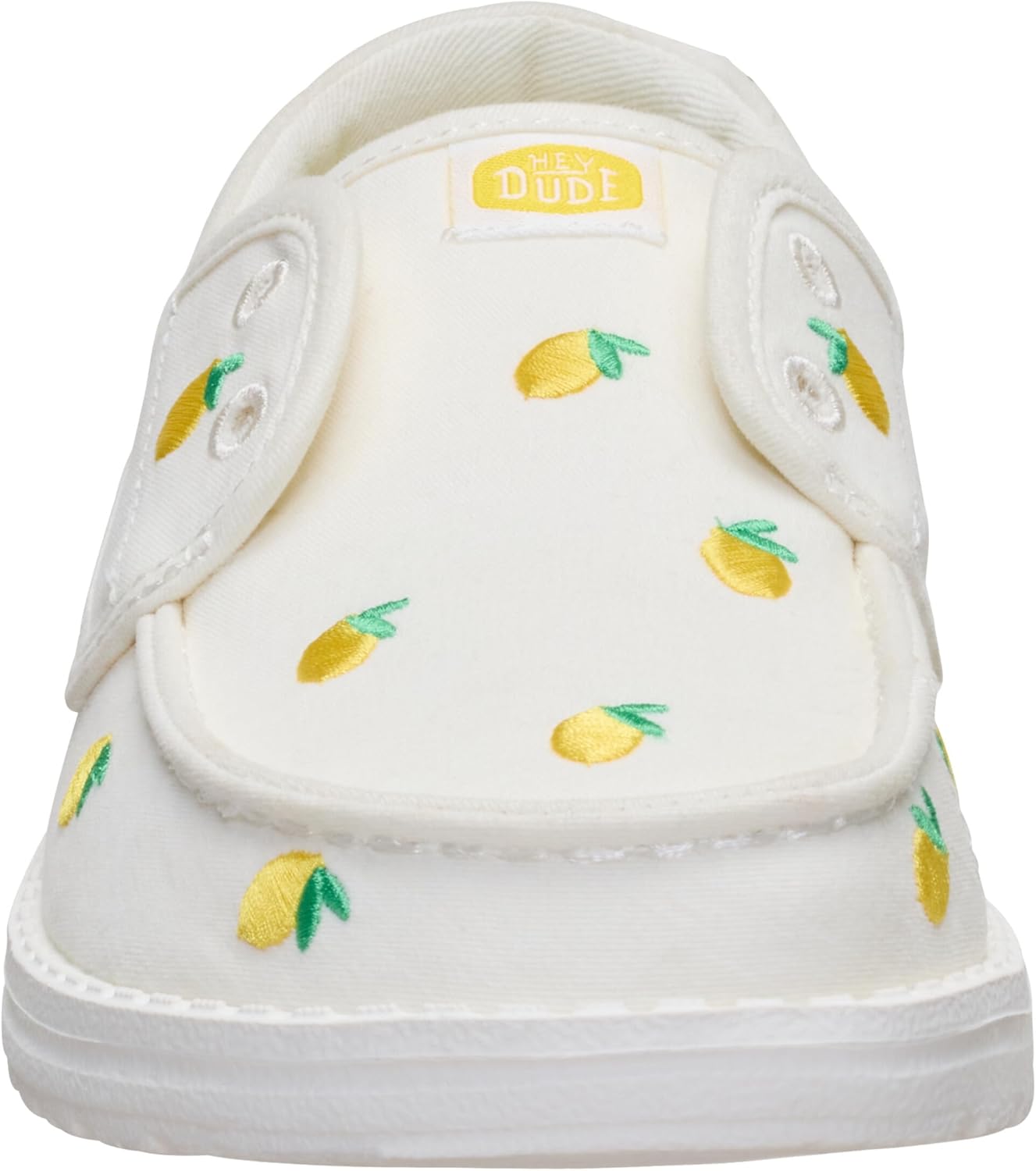 HEYDUDE Wendy Cru Embroidered Egret Size 5, Womens Shoes, Womens Slip-on Loafers, Comfortable & Light-Weight - Image 4