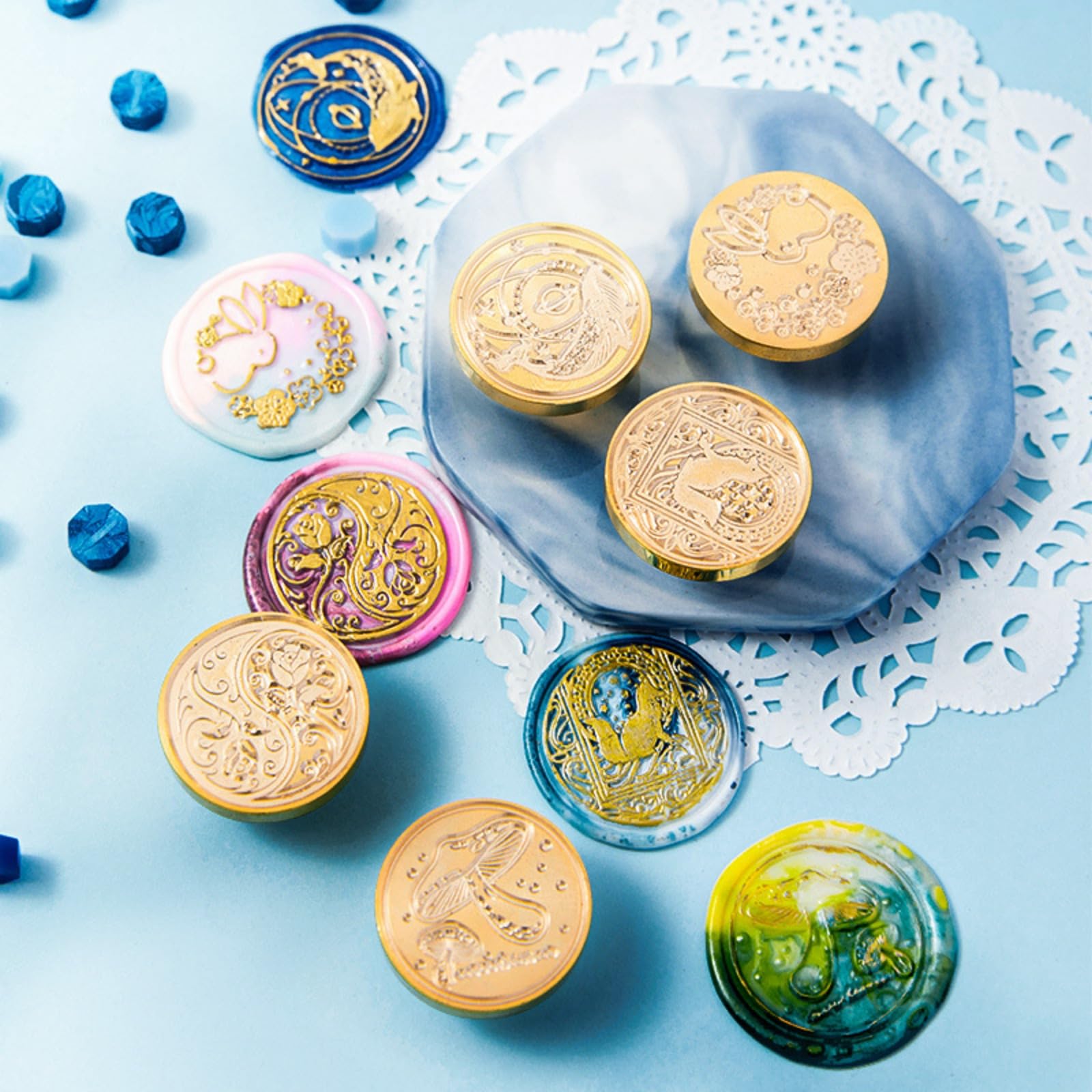 Amazon | ワックスシールスタンプ DIY シーリングワックススタンプ