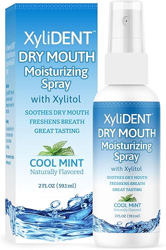 Nature's Stance XyliDENT - Spray bucal seco con xilitol, estimula la saliva, refresca el aliento, reduce la producción de ácido, alivio prolongado