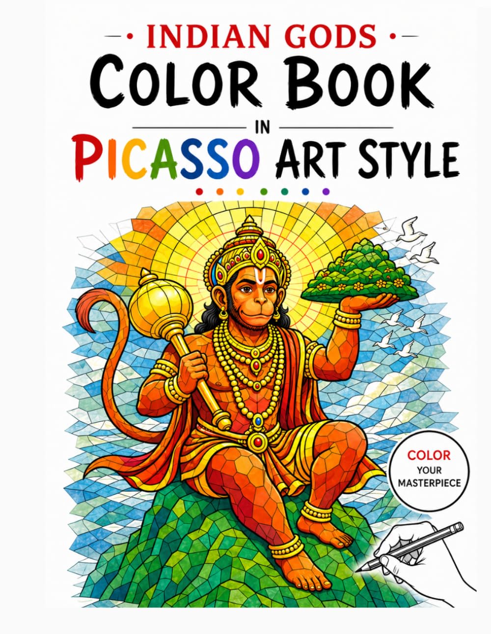 Picasso Art - Indian Gods: Bold Sacred Geometry & Mythological Art
