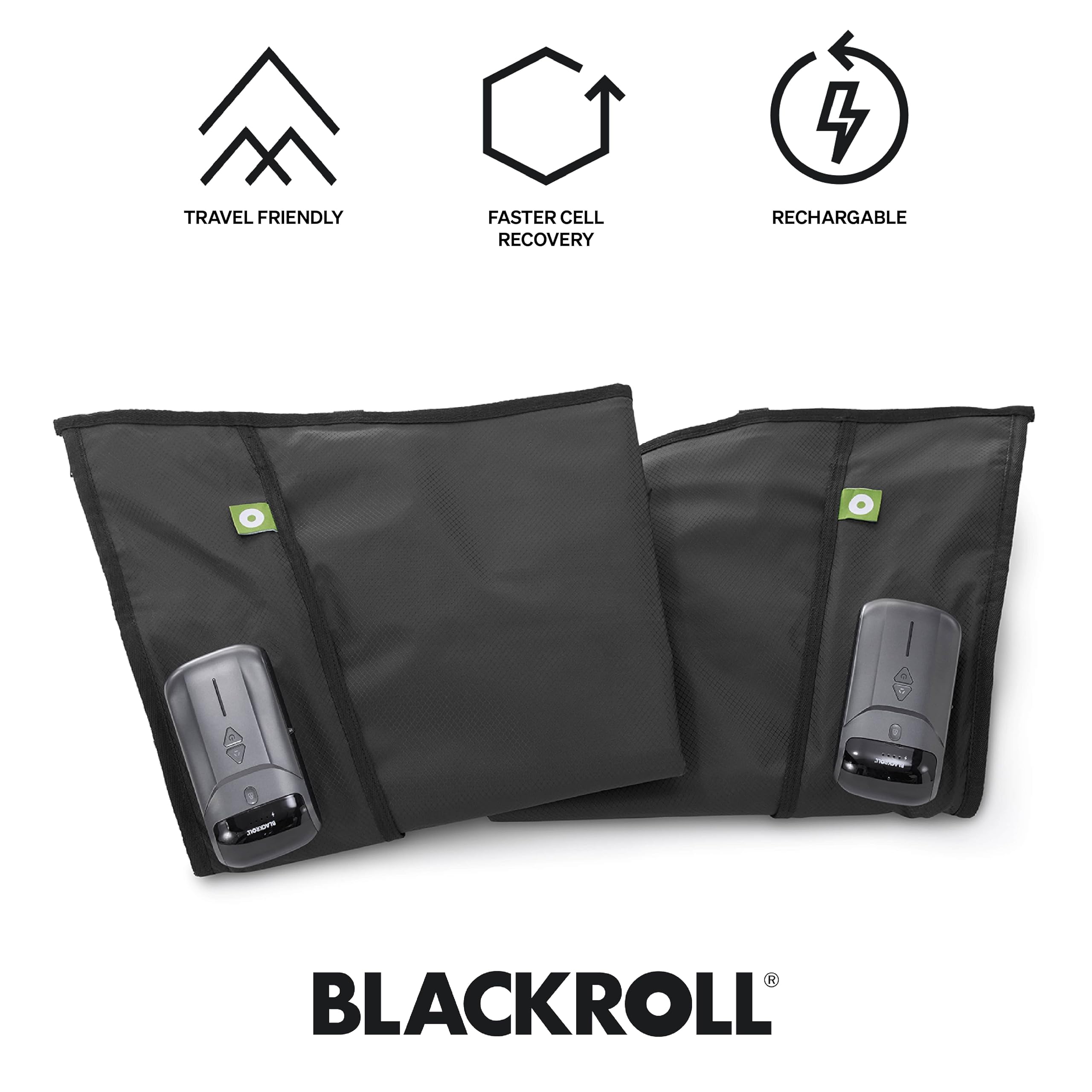 Blackroll Compression Boots Masseur Jambes Noir