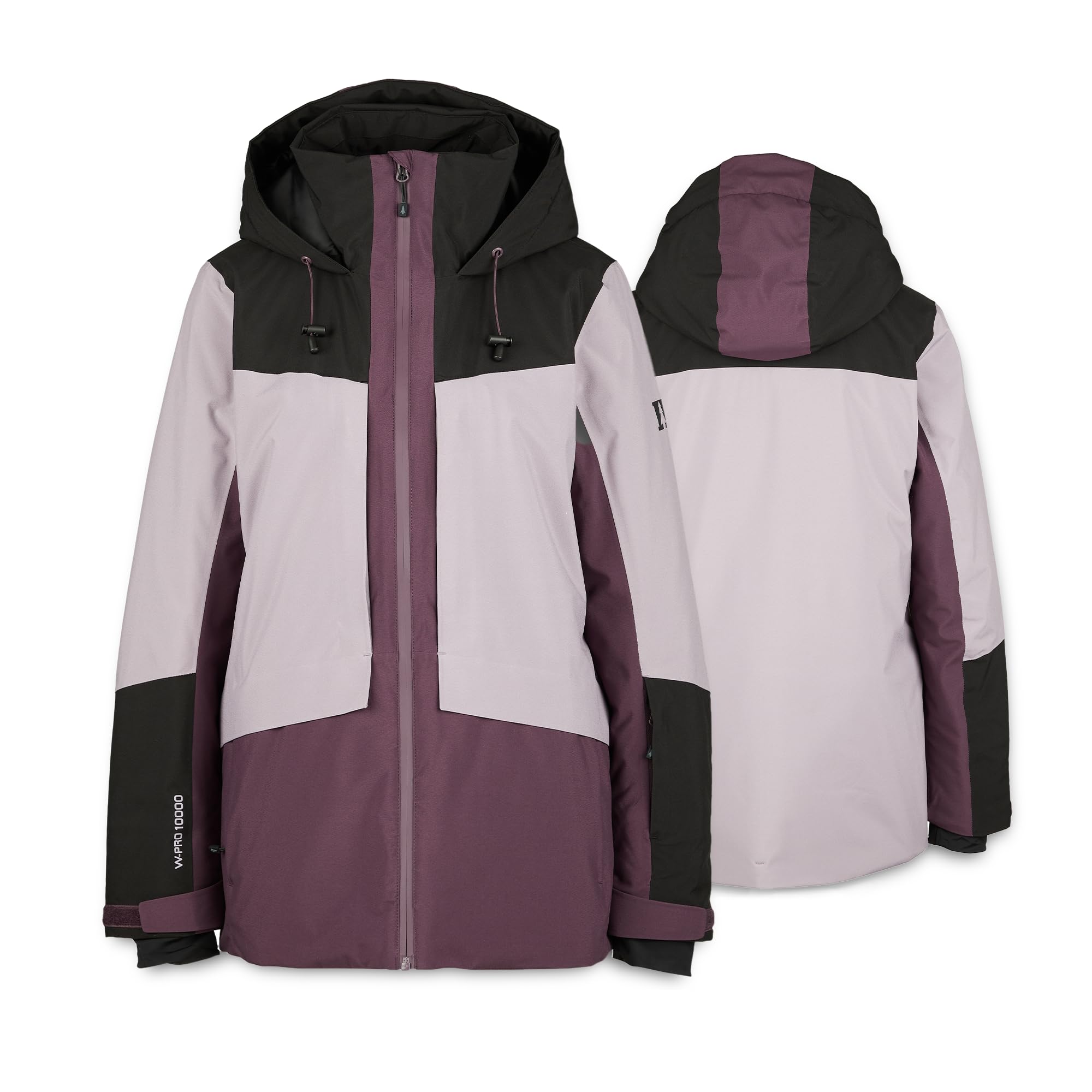 Winterjacke Damen Women's PinusHe. II Ski Jacket – Skijacke Snowboardjacke atmungsaktiv, winddicht & wasserdicht (10.000 mmWS) – abnehmbare Kapuze & Belüftungsreißverschlüsse