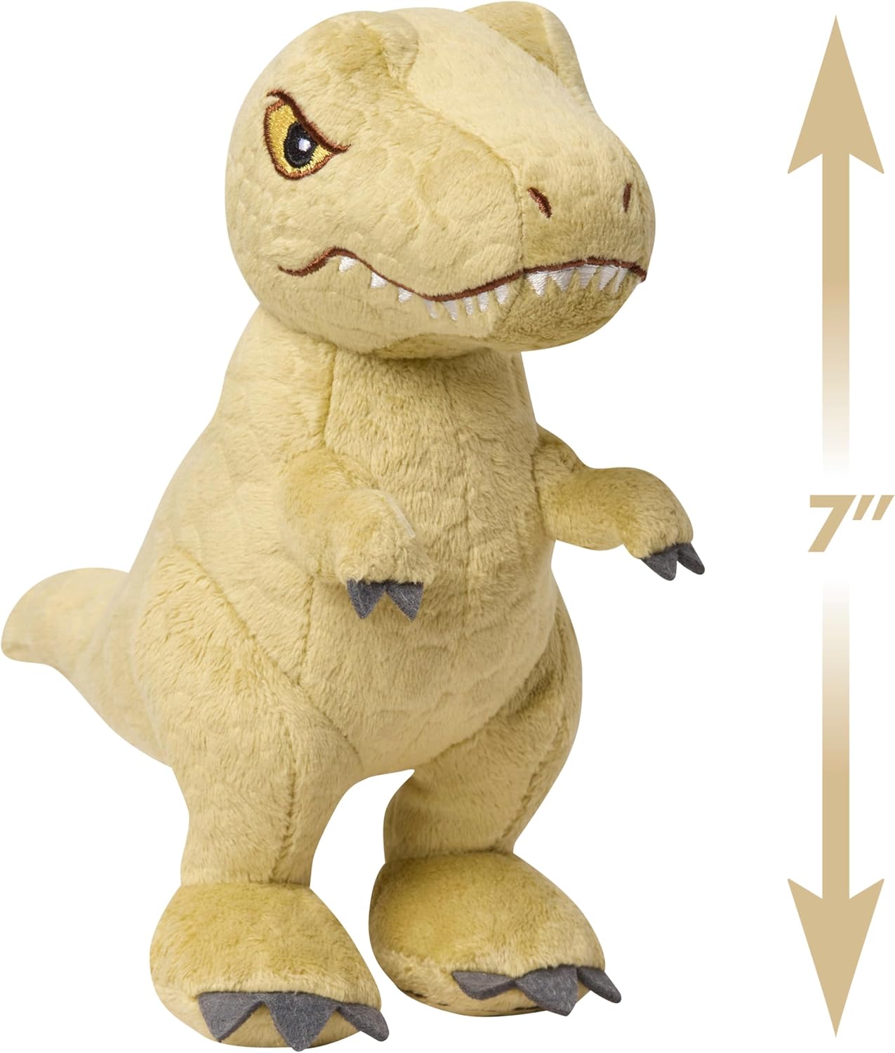 JURASSIC WORLD T-Rex 7-inch Small Plush Dinosaur, Stuffed Animal, Kids Toys for Ages 3 Up by Just Play