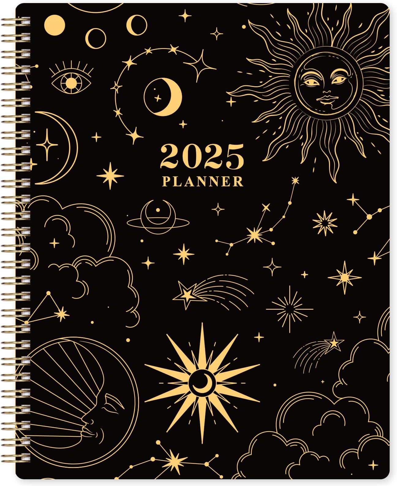 Vindora 2025 Planner - 8" x 10", 2025 Weekly & Monthly Planner, JAN.2025 - DEC.2025, Planner 2025 with Sturdy Cover, Thick Paper, Print Monthly Tabs, Twin-wire Binding
