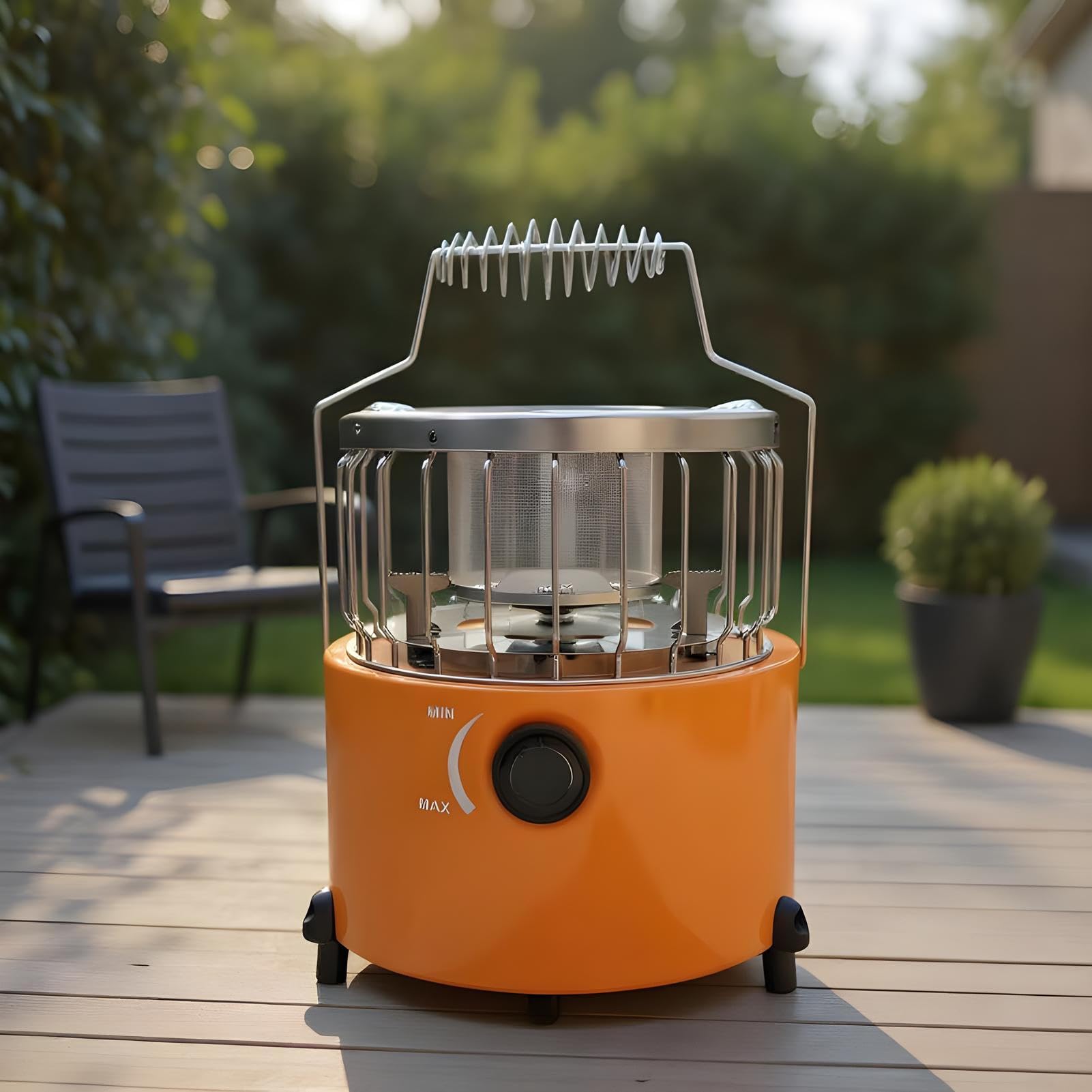 Calentador de Camping Estufa De Gas Para En Interior Y Exterior | Calentador de Campamento para Senderismo Patio Pesca en Hielo Garaje