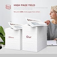 Vista 4 de Lometic PG-285 XL - Cartuchos de tinta negra (1 unidad, negro) - Repuesto de tinta Lometic PG-285XL para impresoras Canon PIXMA TS7720 y TR7820