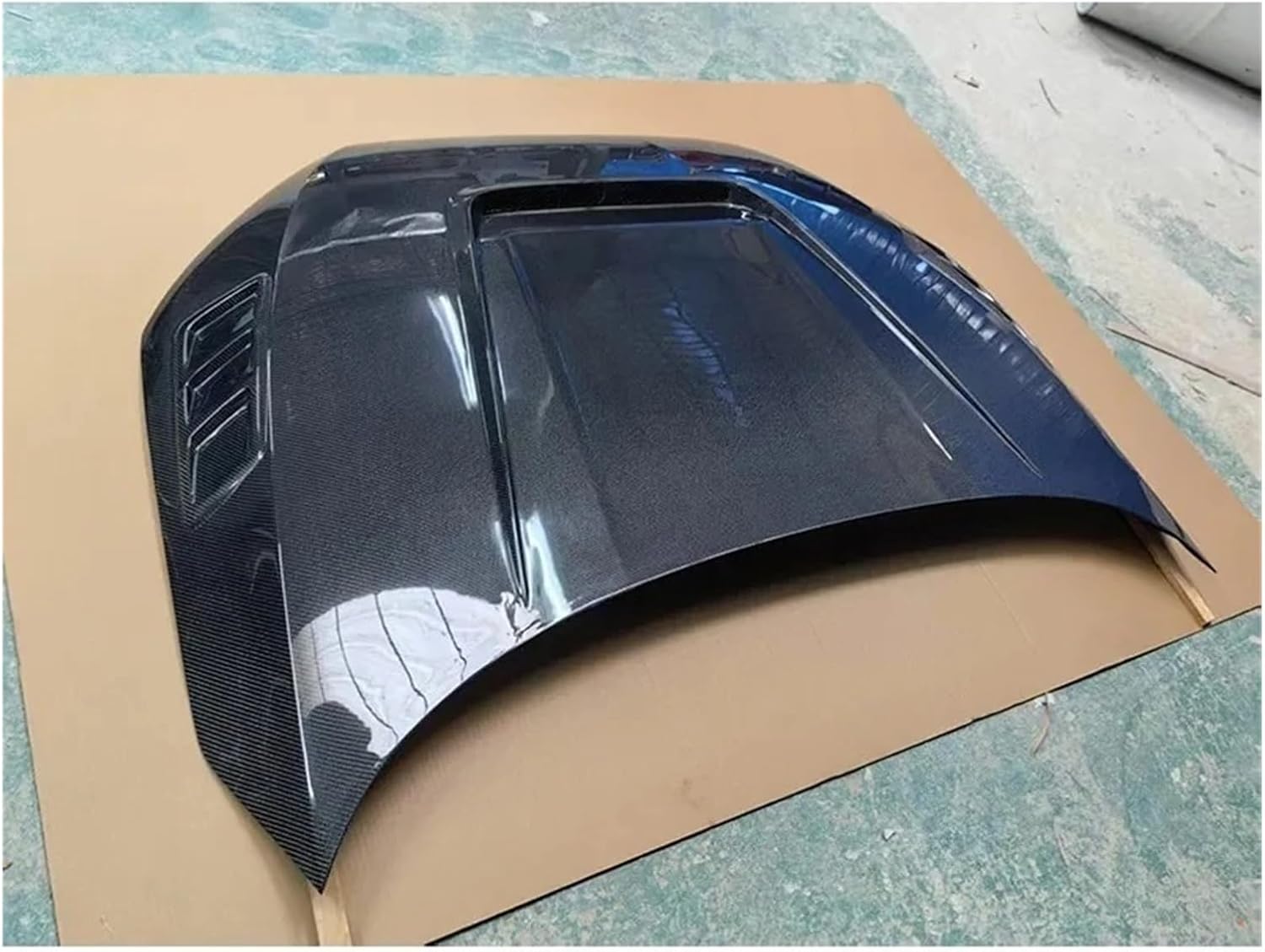 TT カーボンファイバー 未塗装 フロントエンジンフード ボンネットカバー と互換性がある Audi TT TTS TTRS MK2
