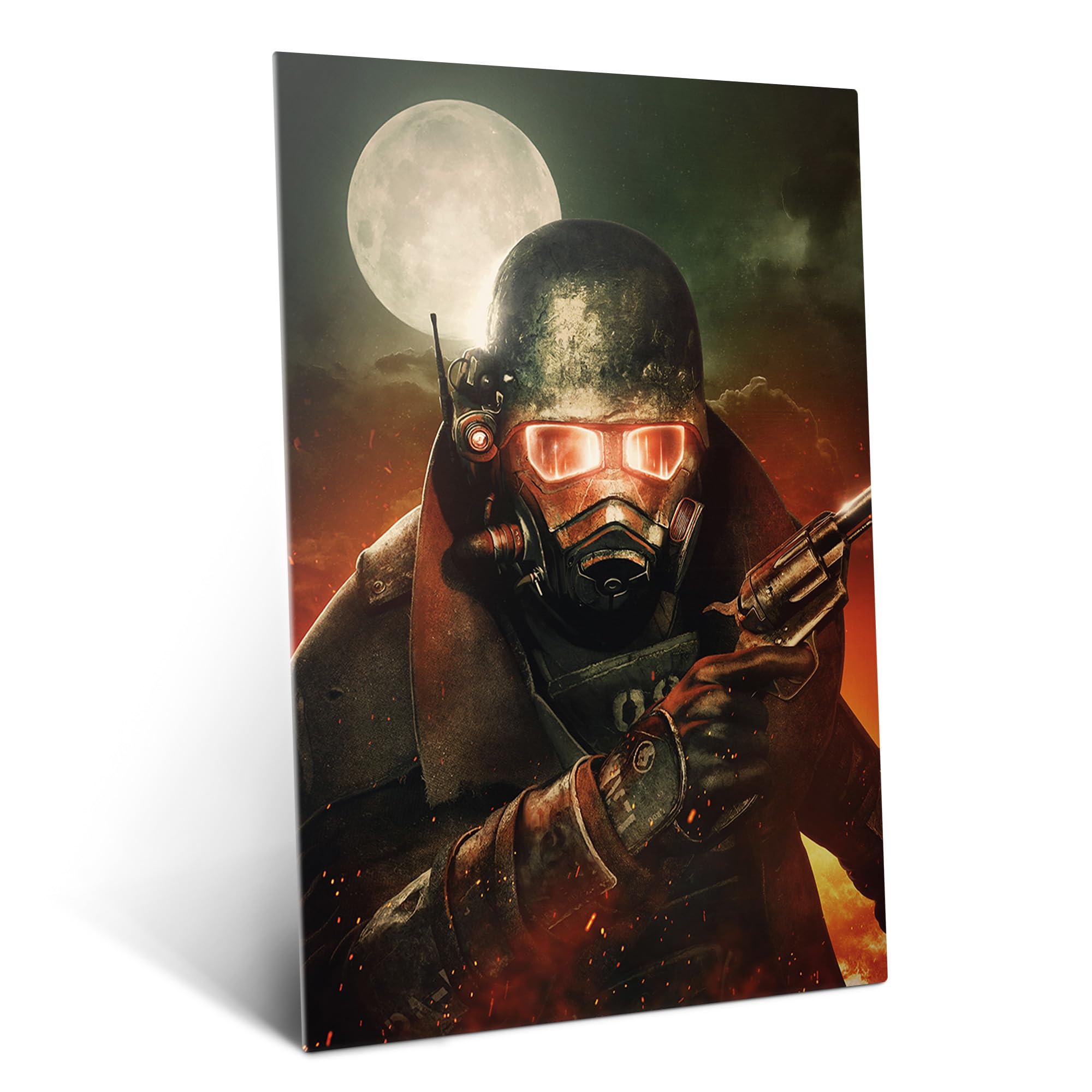 Displate – Poster in metallo – Montaggio magnetico – Fallout – Courier Six – Dimensione L – 67,5 x 48 cm
