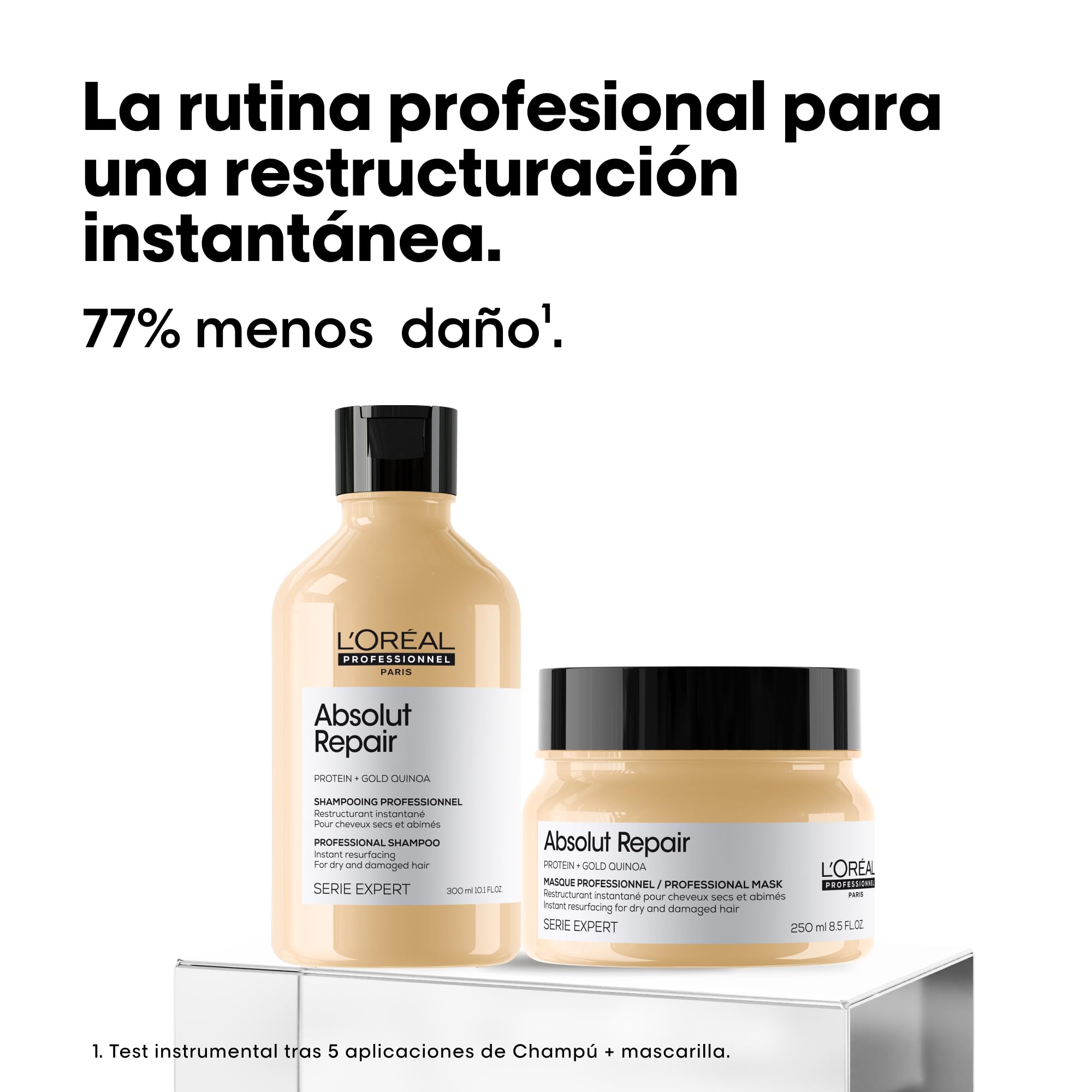 L'Oreal Professionnel Cofre Duo, Rutina Tratamiento Reconstructor para Cabellos Secos y Dañados, Absolut Repair