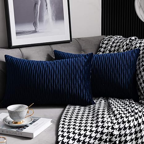 striped couch pillows