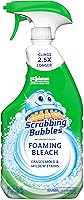 Scrubbing Bubbles Foaming Bleach Bathroom Cleaner Spray - Erases Mold Mildew Soap Scum, Disinfectant for Showers Tubs 32oz