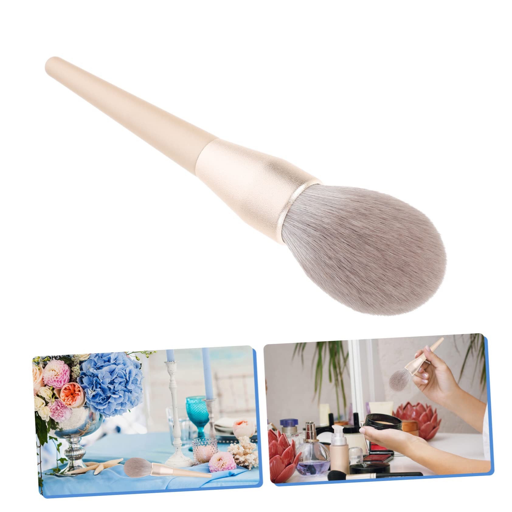 LIFKOME Large Makeup Tte Brush Beauty-treat Face Powder Brush for Women Synthetic Hair Softer Denser Silkier No Shedding Skin-friendly
