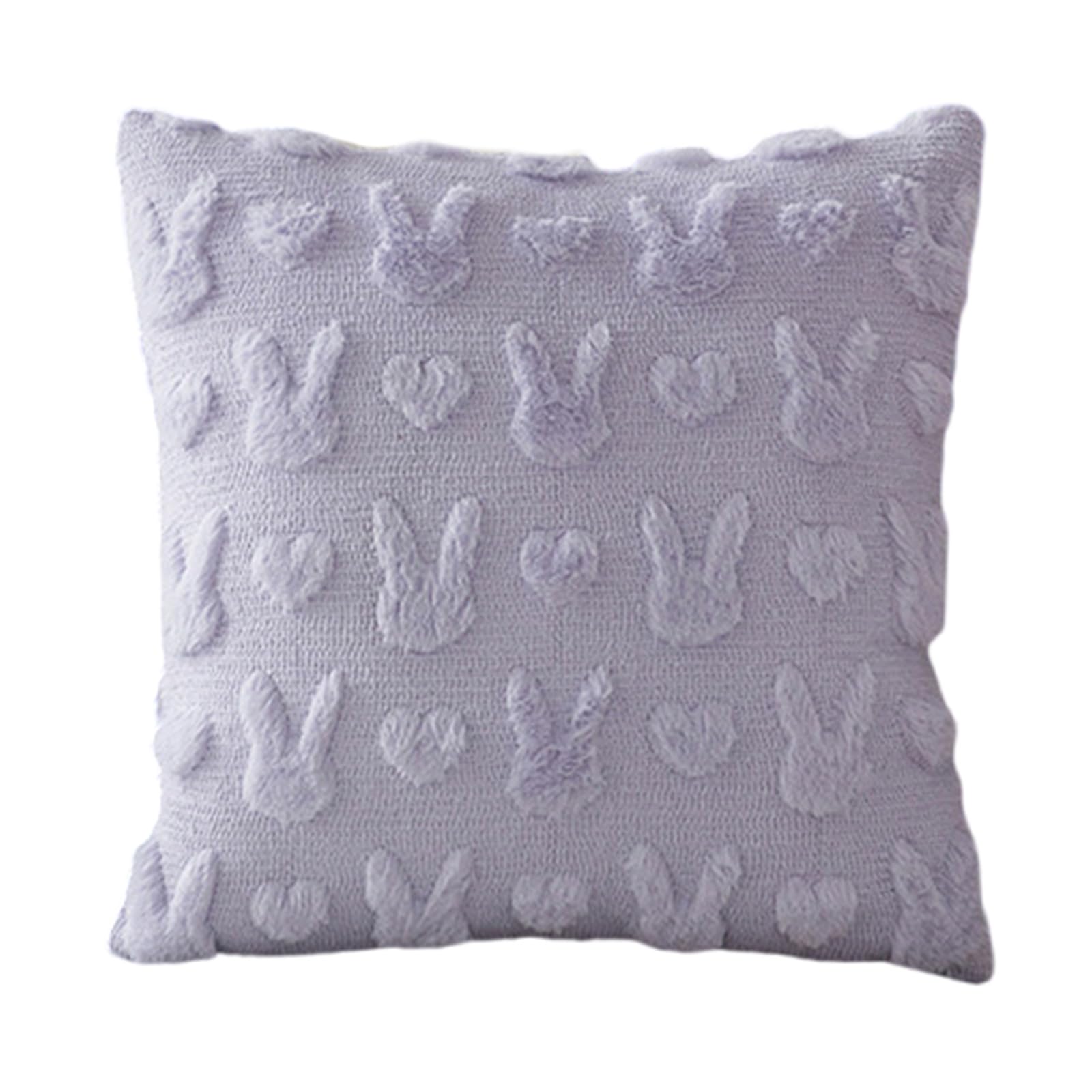 YWLUUOO Pillowcase Spring Easter Holiday Pattern Cushion Pillow Sleeve for Easter Party Decoration and Children Room Throw Pillowcase