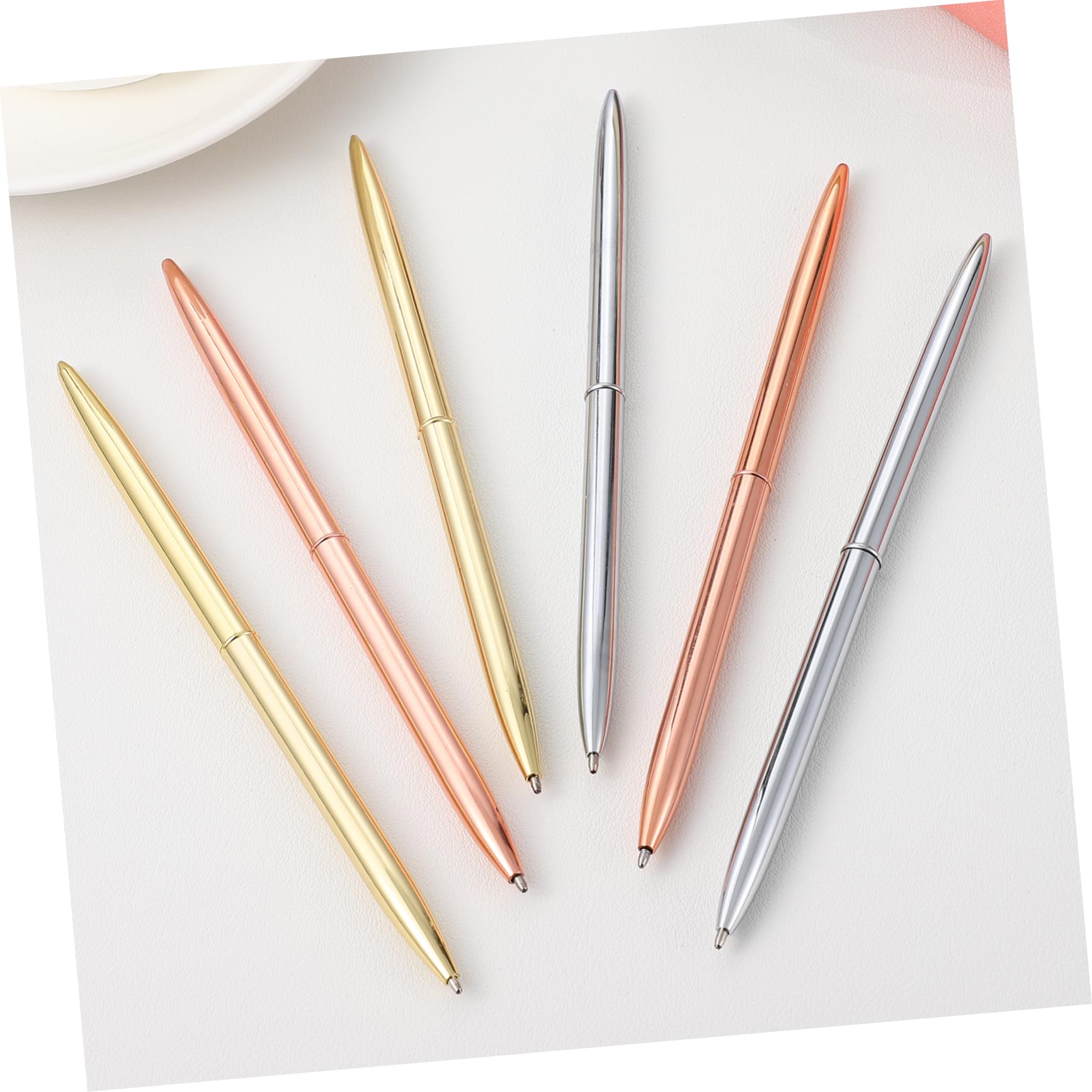 VILLCASE 5 Sätze Kugelschreiber Set Filzstifte Gelschreiber Zum Schreiben Stifte Mit Feiner Spitze Aktenschrank Minen Für Kugelschreiber Goldhalter Schreibtisch Organizer 6 Stück * 5