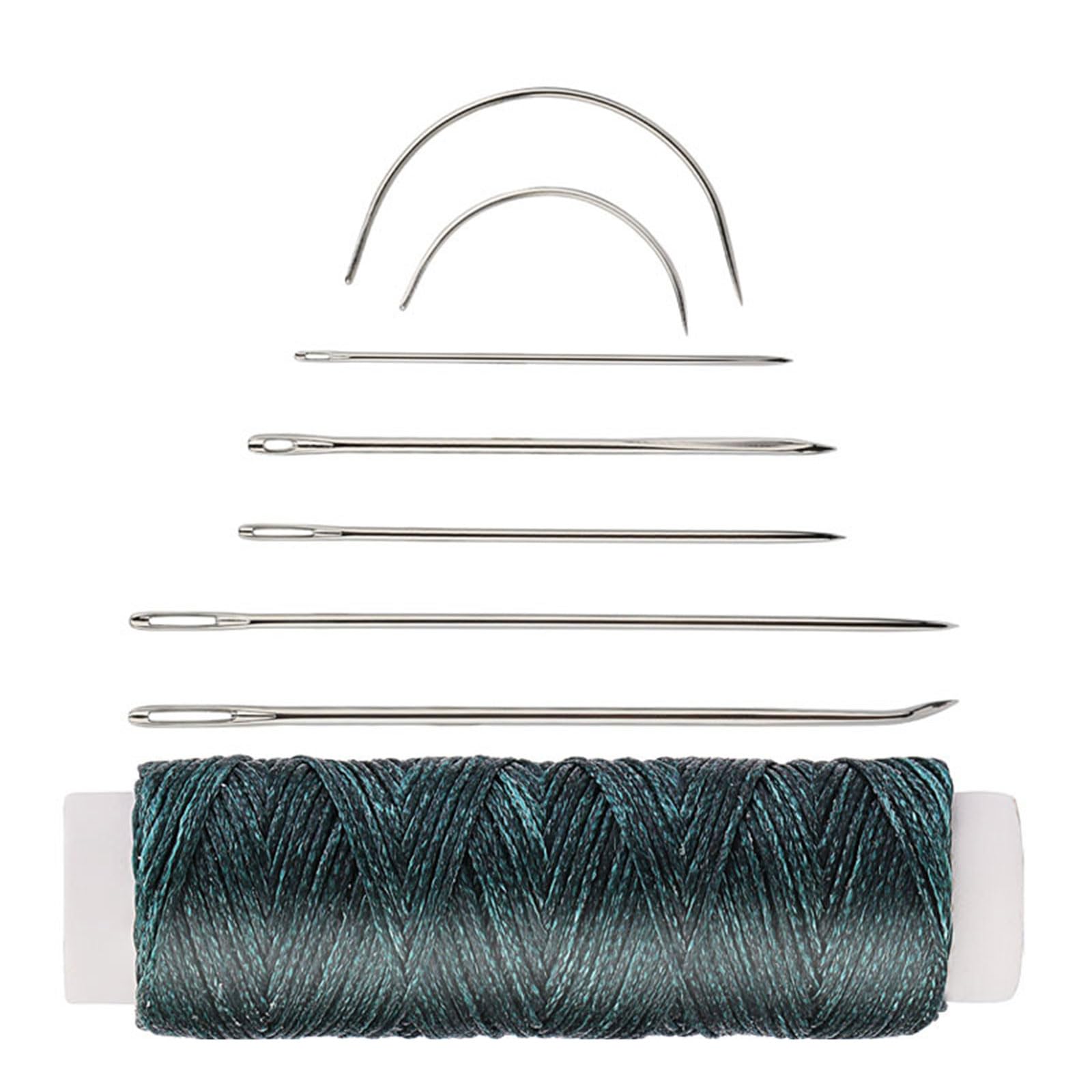 10 Set Leather Sewing Needle Set Curved Needle Upholstery for Craft Leather Hand Sewing