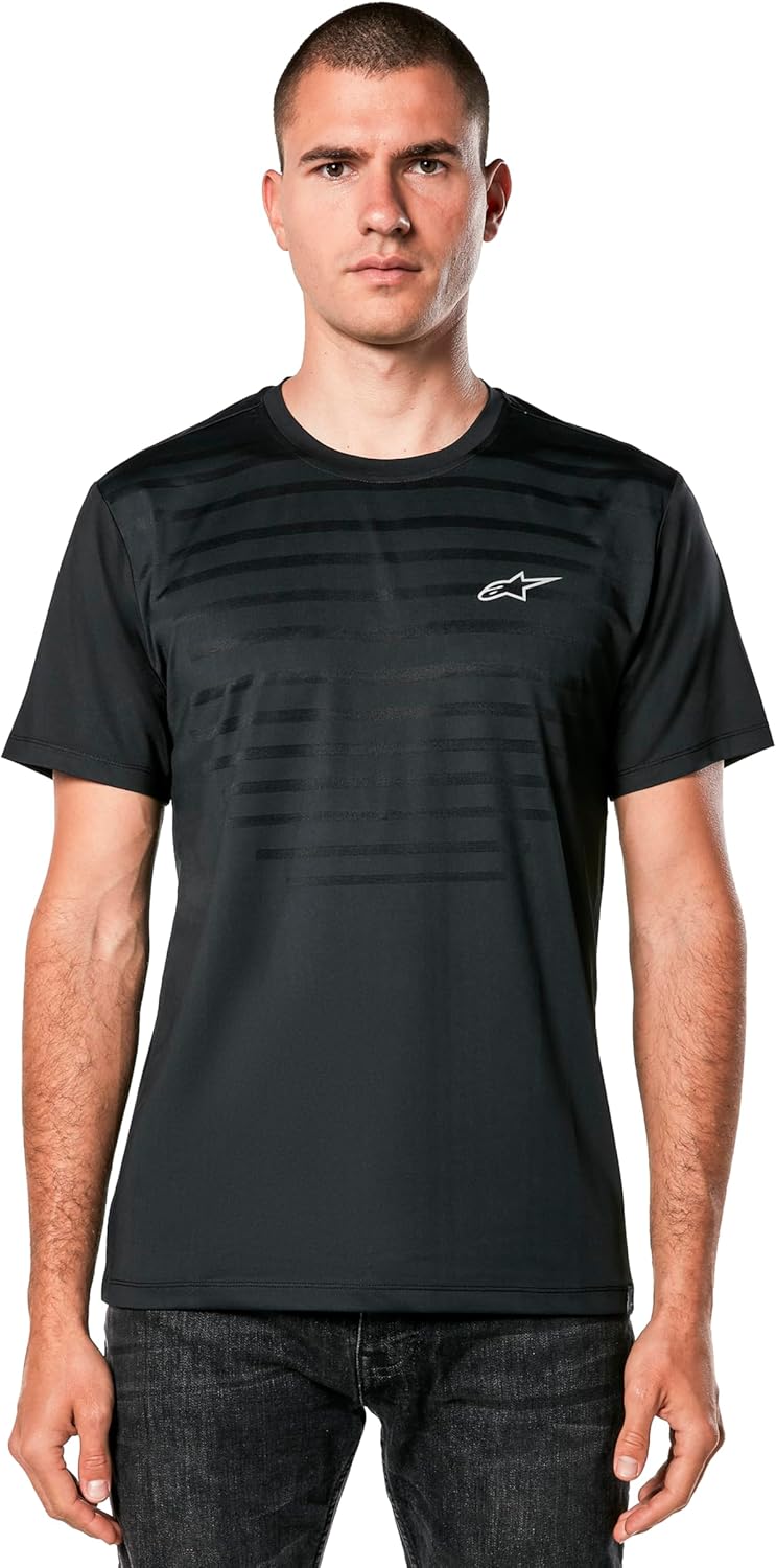 Alpinestars 1214-70022-10-L: Engineered Performance Ss Tee Black Lg