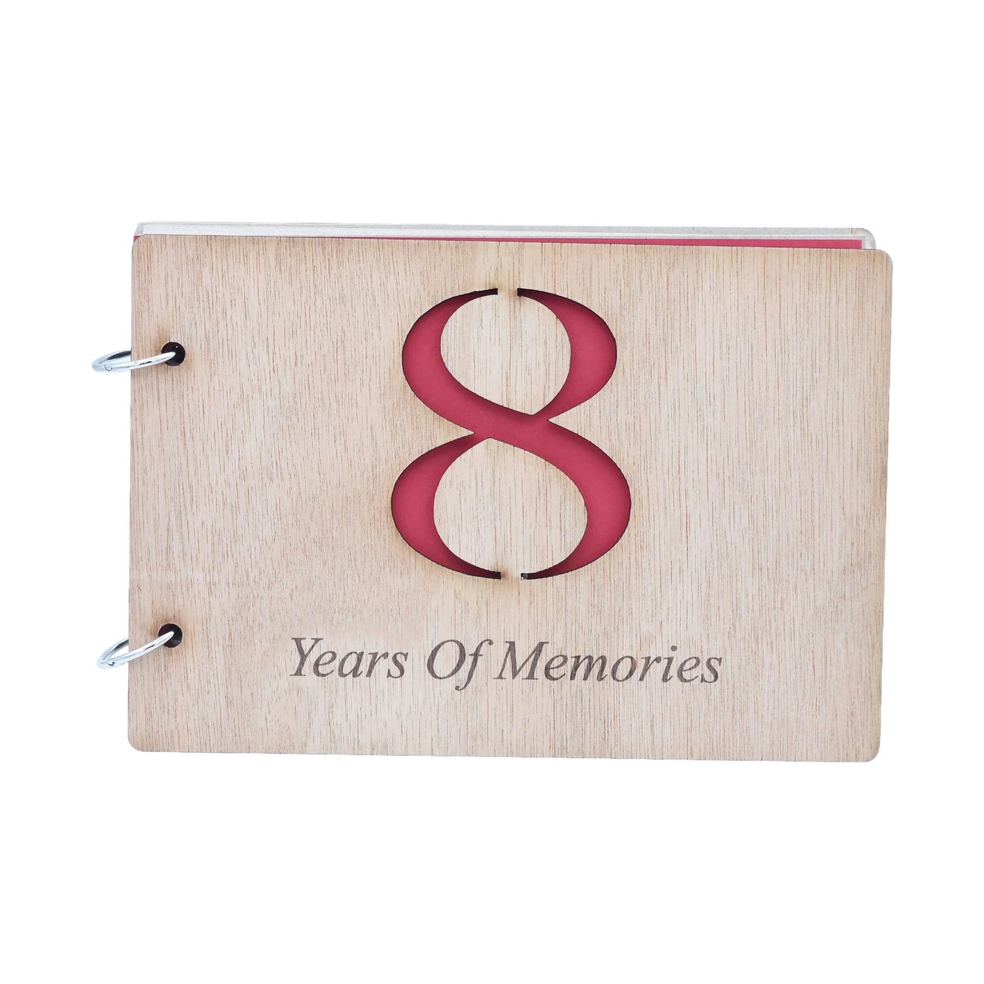 8th Anniversary Scrapbook - 8 Years Of Memories Add Photos and More
