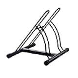 Bike Rack – Dual Bicycle Stand for Mountain, Road, or Kid’s Bikes – Indoor or Outdoor Steel Bicycle Storage – Tire Rack for Truck by RAD Cycle