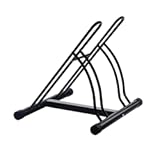Bike Rack – Dual Bicycle Stand for Mountain&comma; Road&comma; or Kid’s Bikes – Indoor or Outdoor Steel Bicycle Storage – Tire Rack for Truck by RAD Cycle