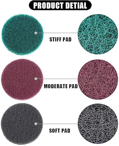 Miniatura 4 de Juego de accesorios de cepillo de taladro, cepillo para fregar, almohadillas para fregar, kit de limpieza de esponja, taladro inalámbrico para