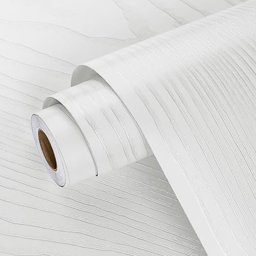 Miniatura 9 de Wallercity Papel tapiz de grano de madera para despegar y pegar, papel de contacto de grano de madera para armarios y cajones, tela de vinilo