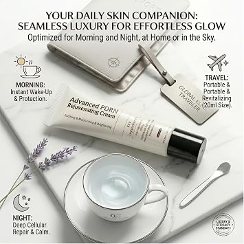 PDRN Rejuvenating Cream,PDRN Face Moisturizer,Day & Night Cream For Women Anti Aging Skin Care Face Cream,Lightweight Korean Face Moisturizer for Strengthening Skin Barrier,0.7 Fl Oz