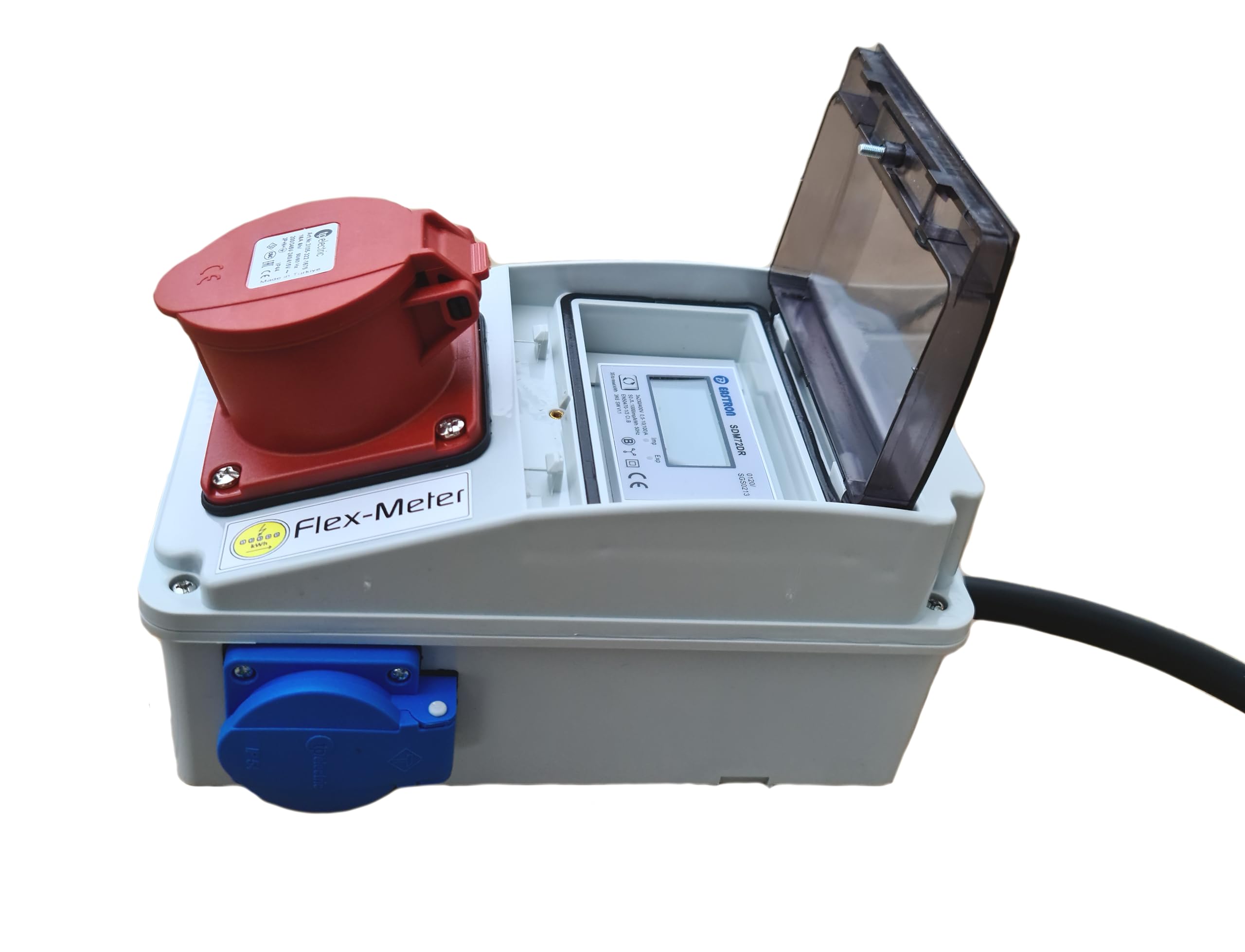 Mobiler Stromzähler CEE 400V/16A geeicht MID
