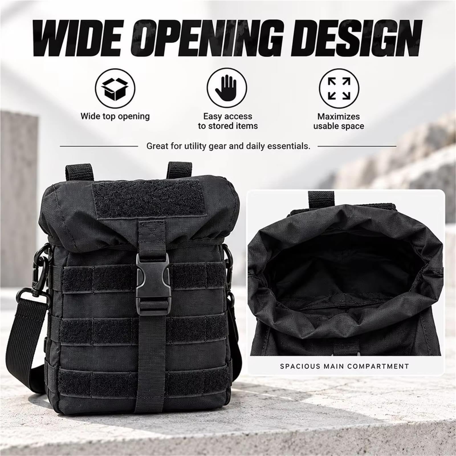 Pouch Tattico Maschera MOLLE Borsa Porta Equipaggiamento Outdoor