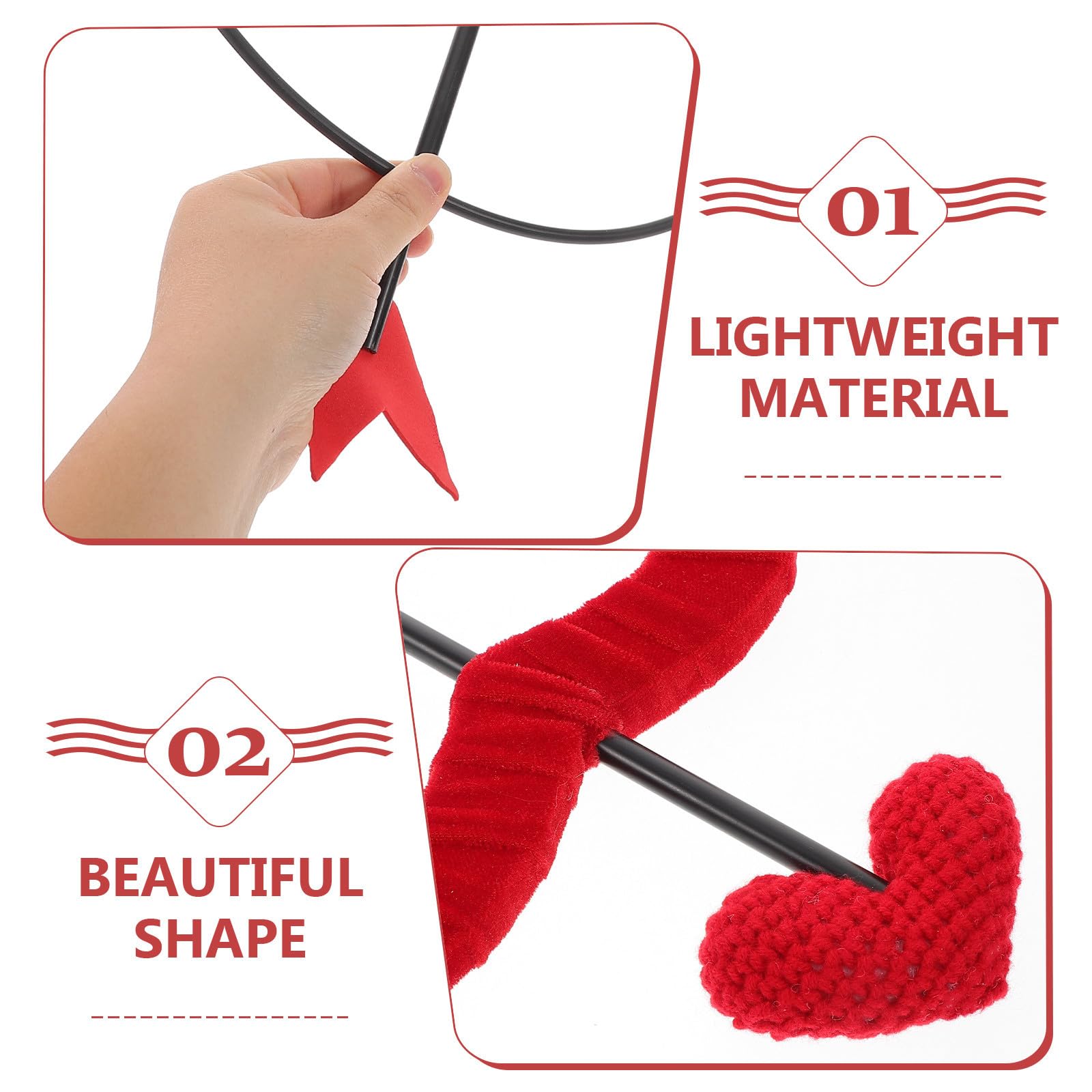 Healeved 4 Piezas Flecha de Reutilizable para Fiestas Temáticas