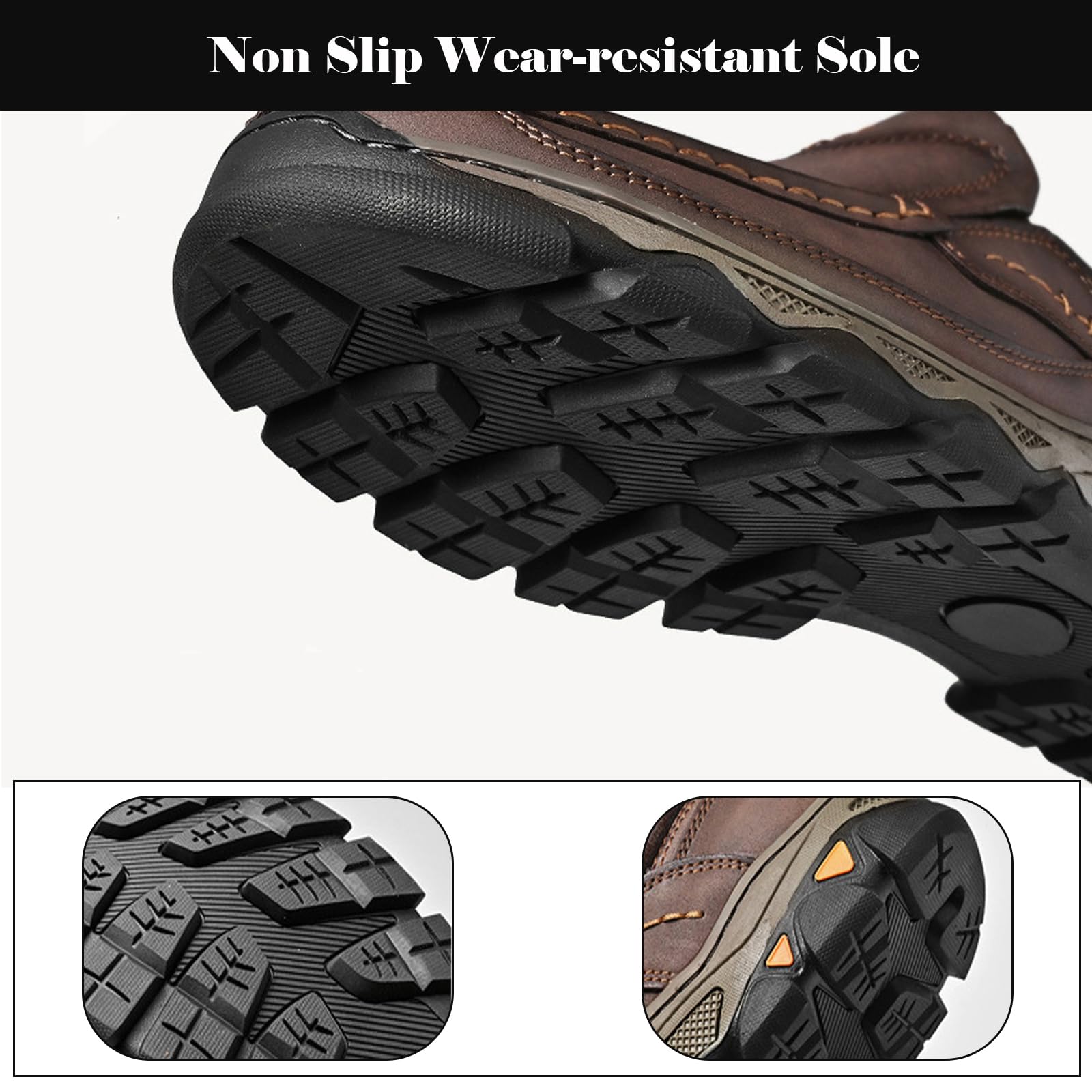 Mokasyny wsuwane trampki męskie skórzane na co dzień buty do biegania wodoodporne na zewnątrz lekkie oddychające buty sportowe