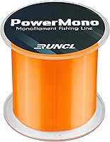 Vista 10 de Runcl PowerMono - Línea de pesca monofilamento de 300/500/1000 yardas, máxima resistencia, amortiguación de sacudidas, suspensión en agua, nudos