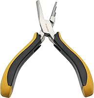 Vista 4 de Alicates de bucle de alambre de 3 pasos de punta cóncava y redonda Nuevo