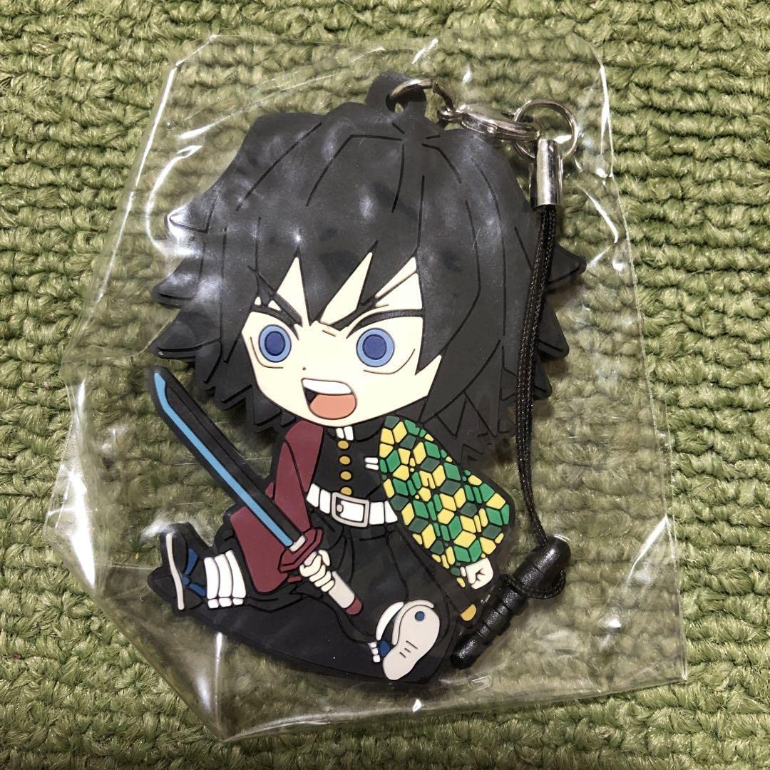 新品★鬼滅の刃【胡蝶しのぶ＆冨岡義勇】ぺたん娘★トレーディングラバーストラップ 新品☆鬼滅の刃【胡蝶しのぶ＆冨岡義勇】ぺたん娘☆トレーディングラバー