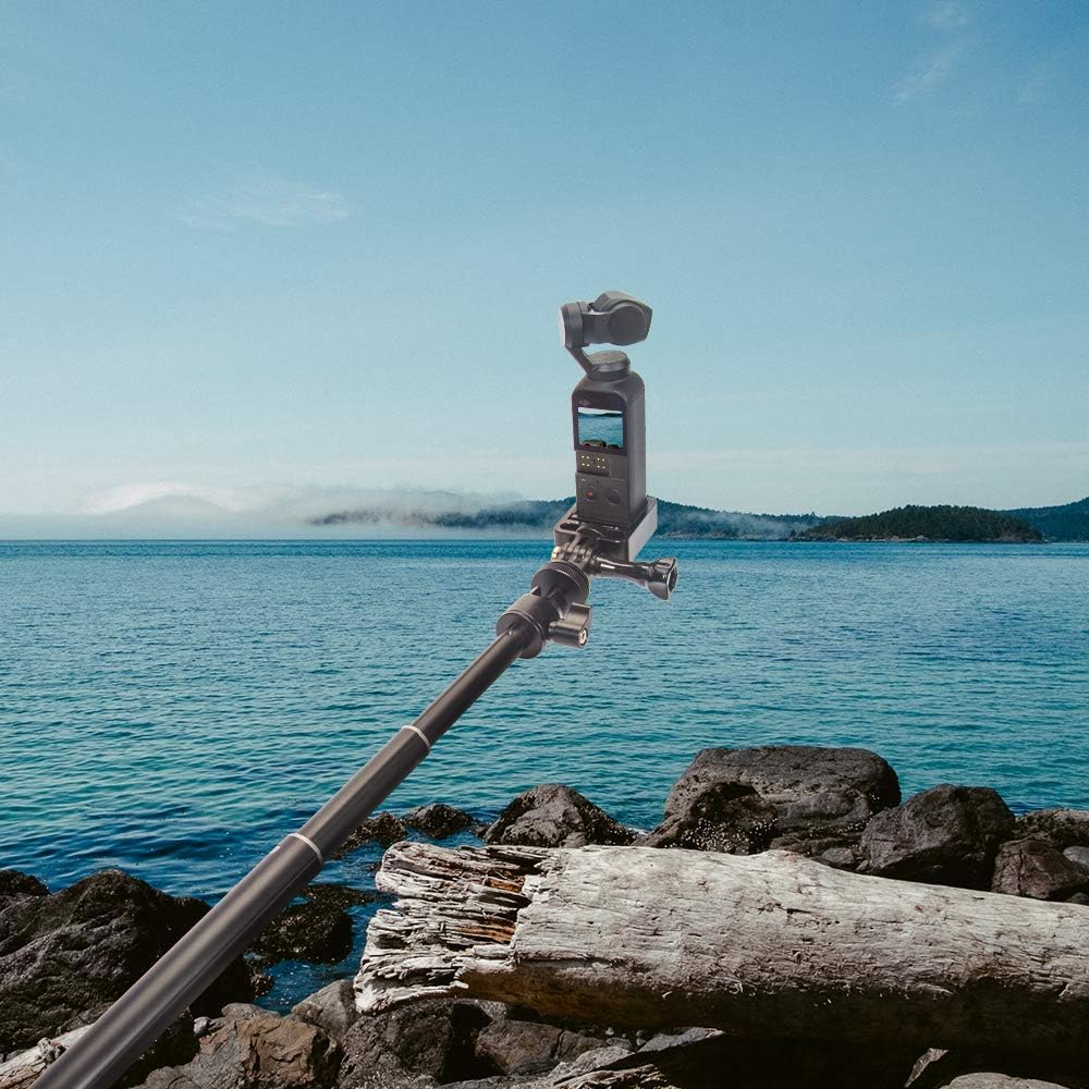 Smatree 36.6” Telescoping Selfie Stick with Tripod Compatible for DJI OSMO Action 6/Osmo 360/Pocket 2, for GoPro Max 2/Lit Hero/Hero 13/12/11/10/SJCAM/AKASO and Cell Phone(Not Fit with DJI Pocket 3) - Image 7