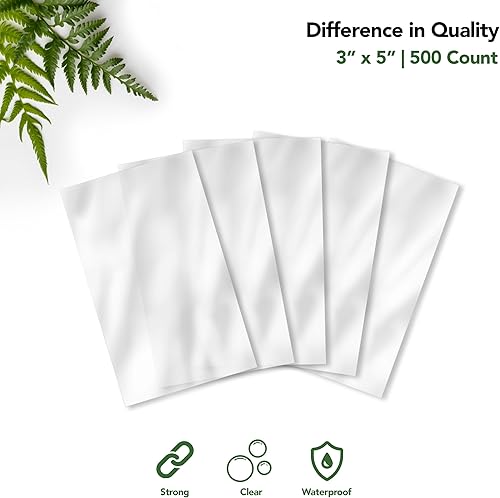 Miniatura 8 de Seal Fresh Bolsas de celofán con lazos holográficos láser de 4 pulgadas (5 colores)  4 x 9 pulgadas (200 unidades)  Bolsas de celofán transparentes,