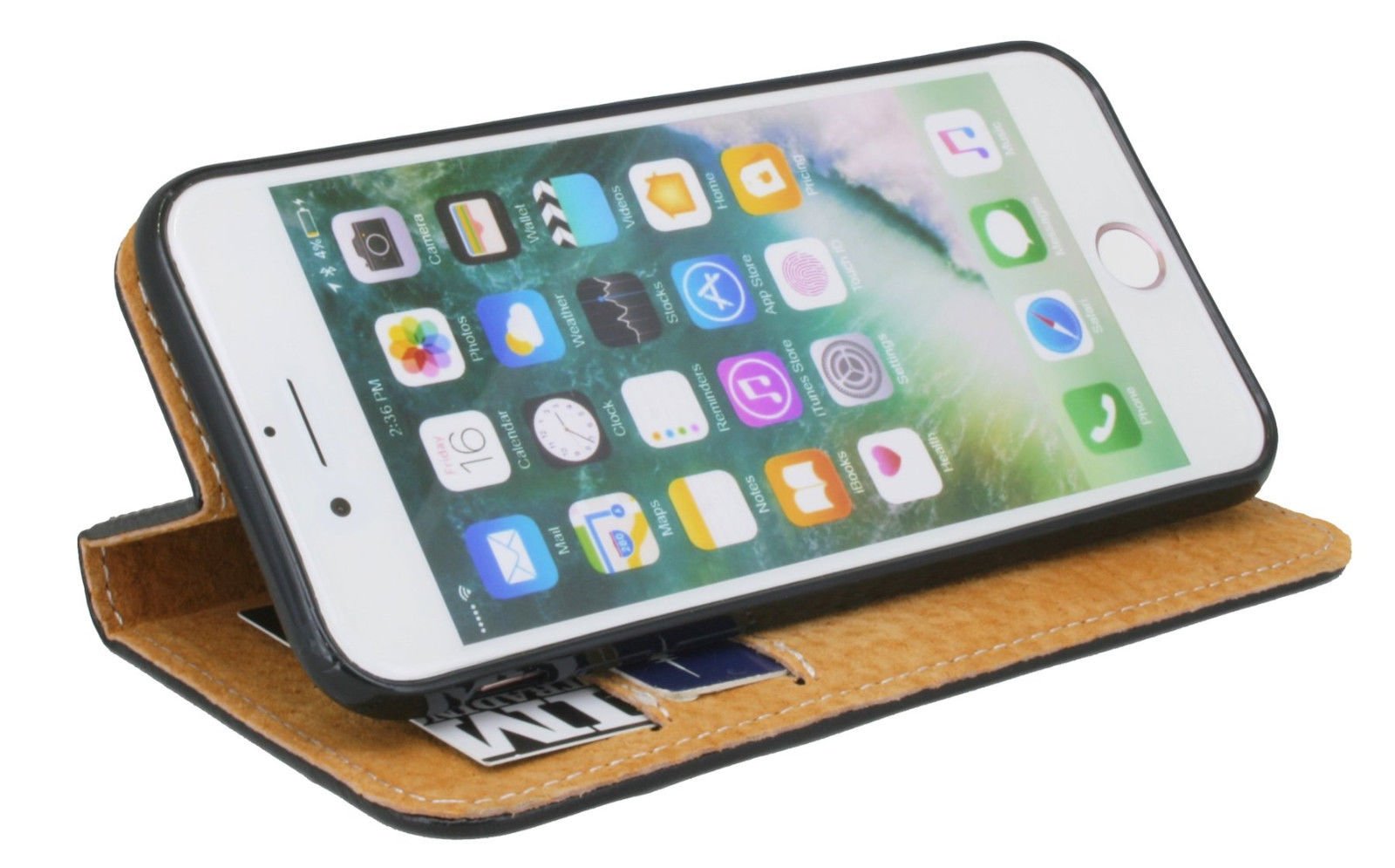 Custodia A Libro In Pelle PU Con Slot Carte E Supporto Per Huawei Mate 10 Pro – Marrone, Chiusura Magnetica