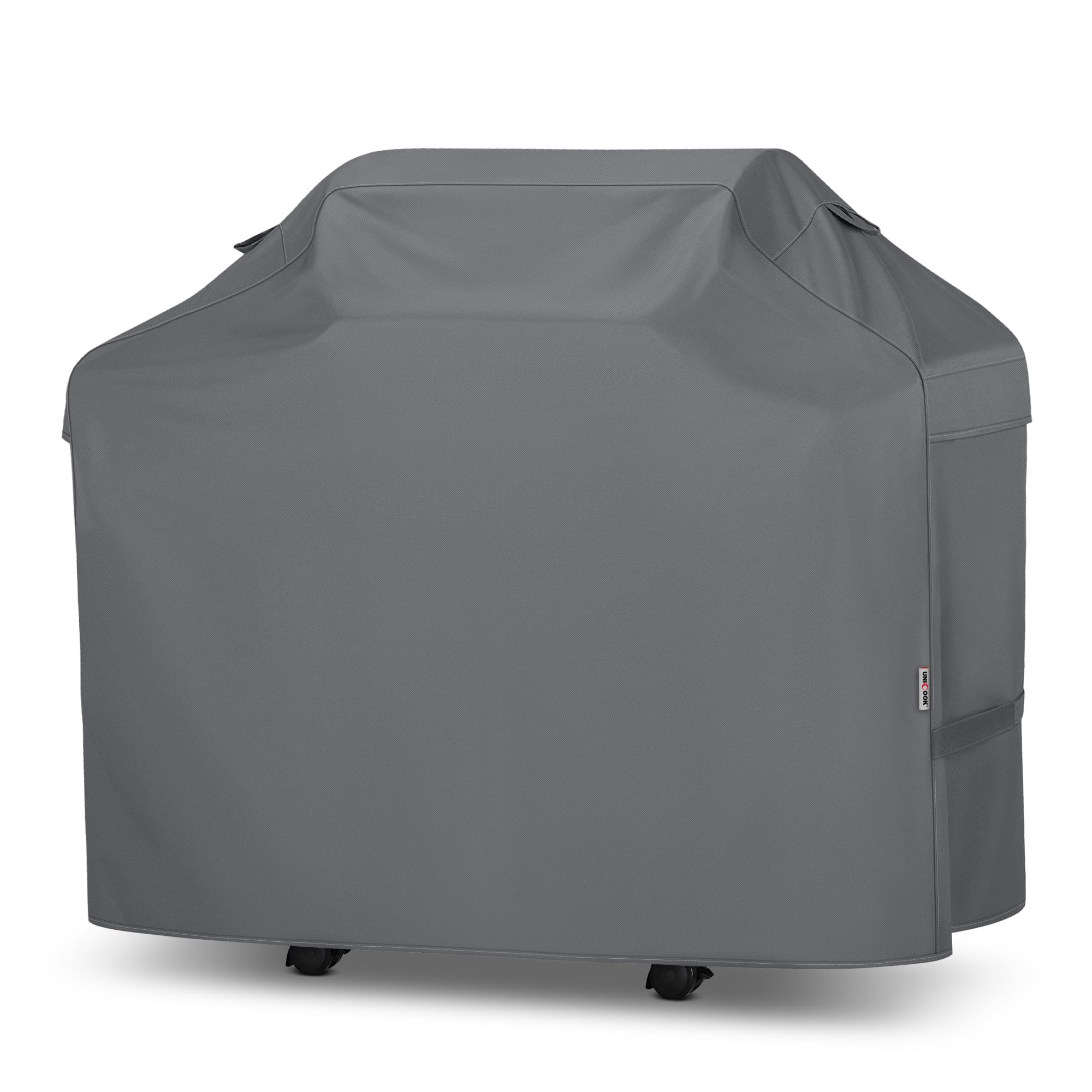 Unicook 50 Inch Heavy Duty Waterproof Grill Cover, Weather Resistant, Gray