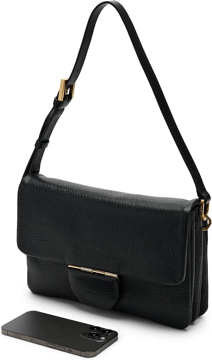 Женские сумки AllSaints Ondine Grain Shoulder — фото 5