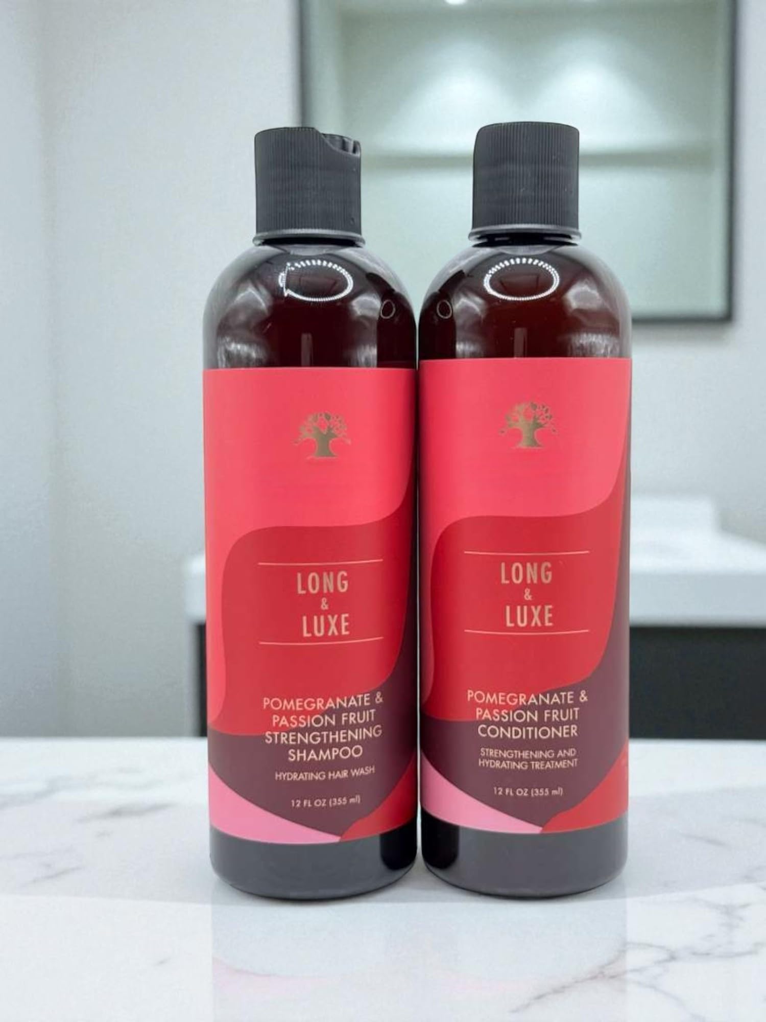 Long & Luxe Strengthening Shampoo & Conditioner Duo, 12 oz Each