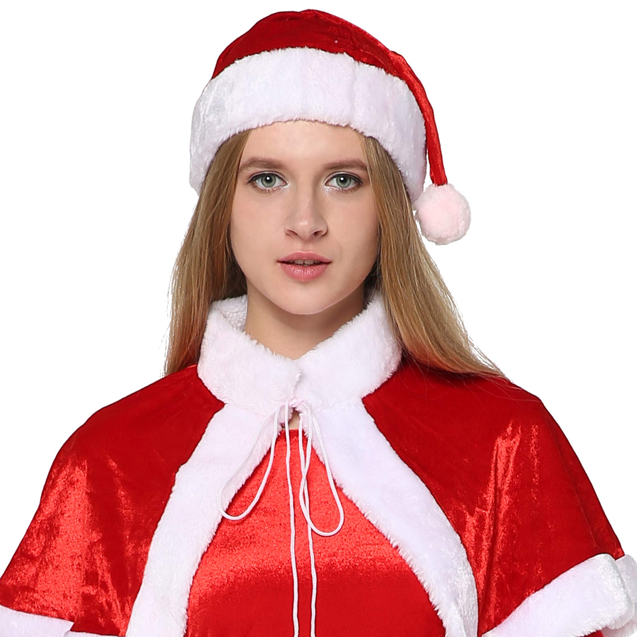 EraSpooky Donna Babbo Natale Festive Fancy Dress Vestito Costume