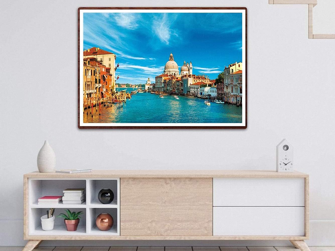 1000 Piece Puzzle- Venice - Adults Teens Kids Jigsaw Large Puzzle Toys Gift Educational Intellectual Decompressing Fun Family Game
