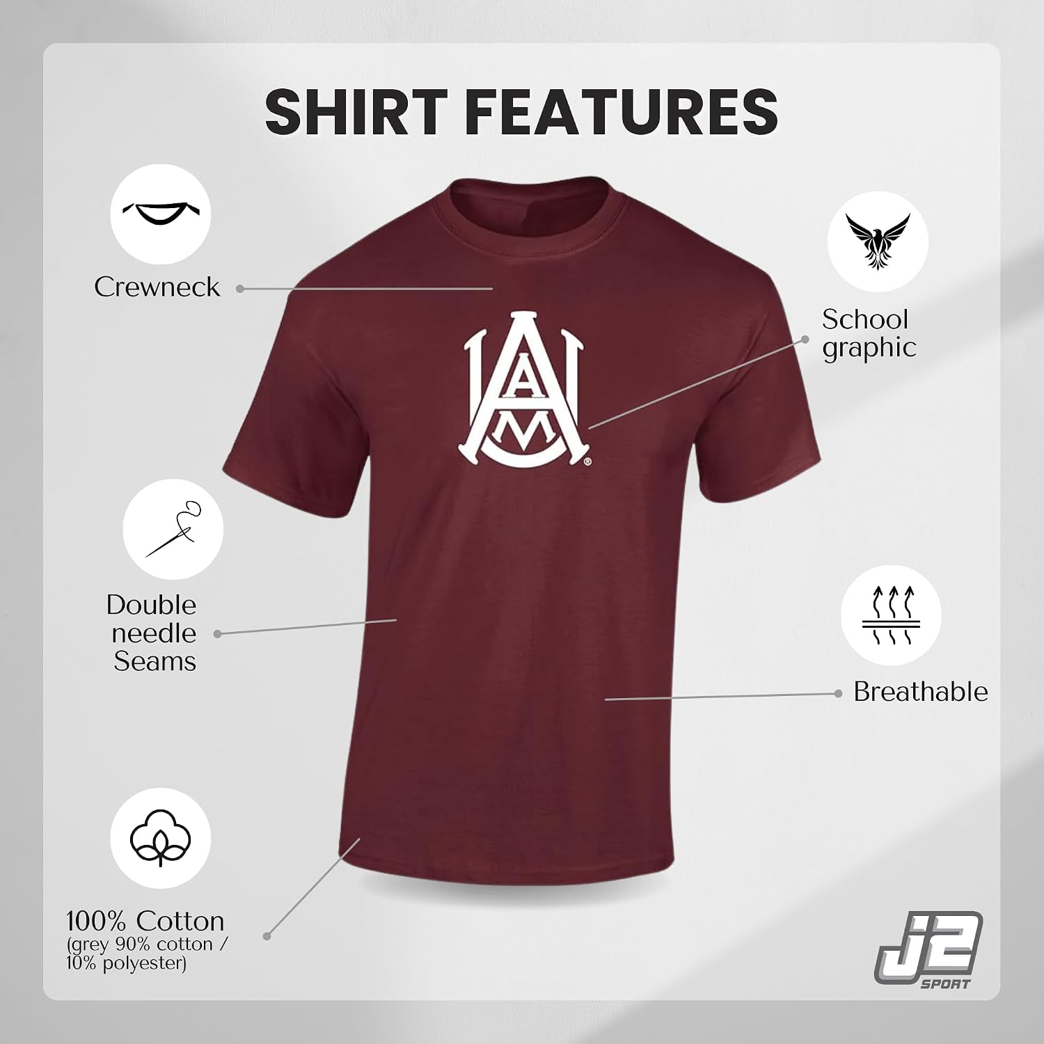 Alabama A&M University Shirt, Officially Licensed image 4