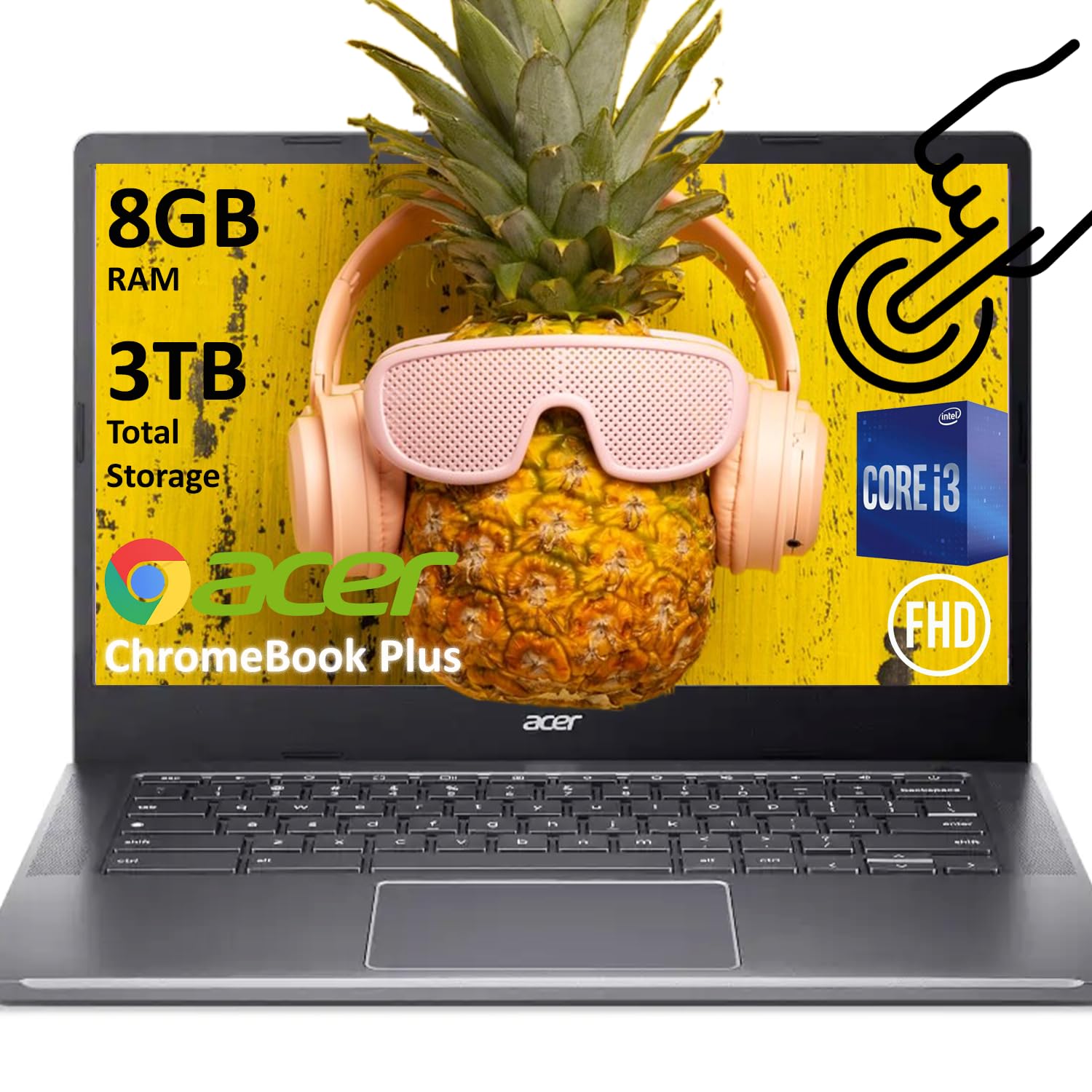 アイボ Amazon.com: acer Chromebook Plus 514 Laptop w/Google AI (14