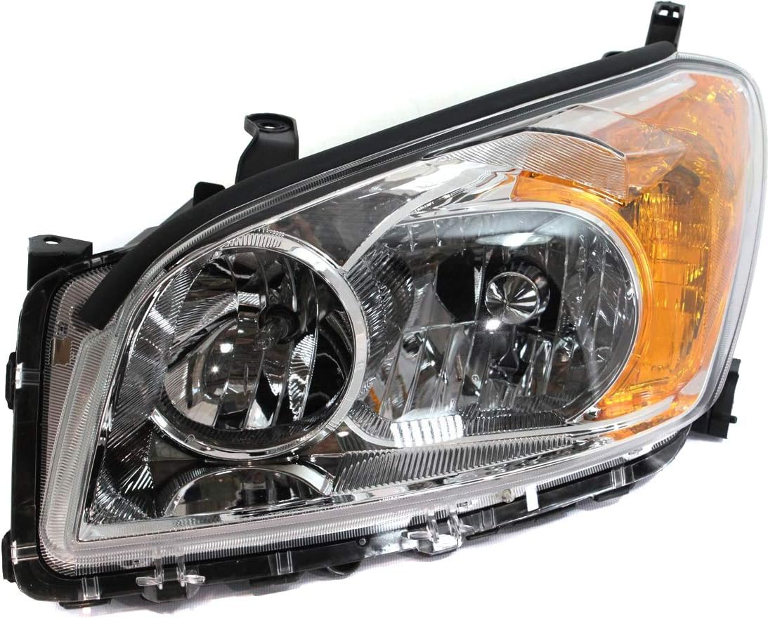 Evan Fischer Driver and Passenger Side Headlight for Toyota RAV4 Base Limited Sport 2009-2012 Halogen Without bulb(s) Japan Built Vehicle, Without Sport Package Replaces# 8117042470 8113042470